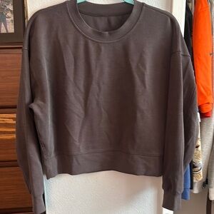 Lululemon Ribbed Softstreme Perfectly Oversized Cropped Crew